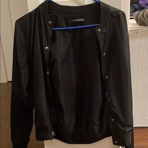 BRANDY MELVILLE black bomber jacket